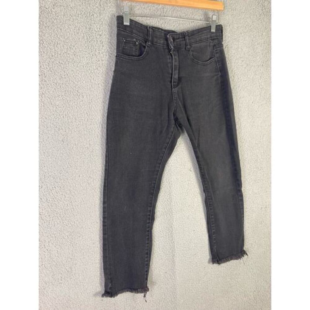 Women’s Black Slim Taper Stretch Denim Jeans Size 27‎ - Picture 5 of 9